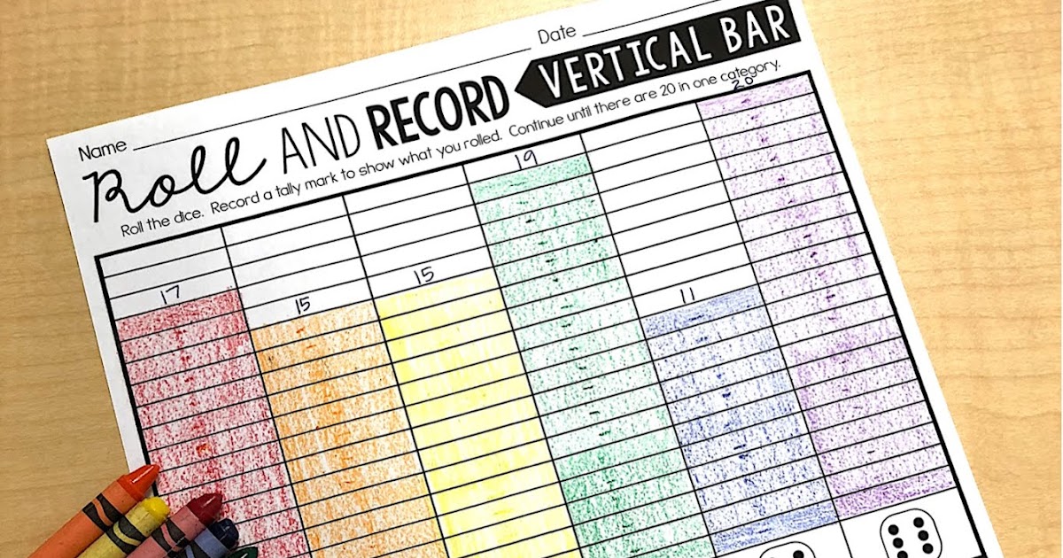 Roll and Record Graphing Game Firstgraderoundup