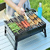 Le blog du grill présent : Barbecue Portable Uten, un petit barbecue pliable à charbon avec grille en Acier