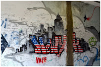 Graffiti w barwach narodowych - Nowy Jork