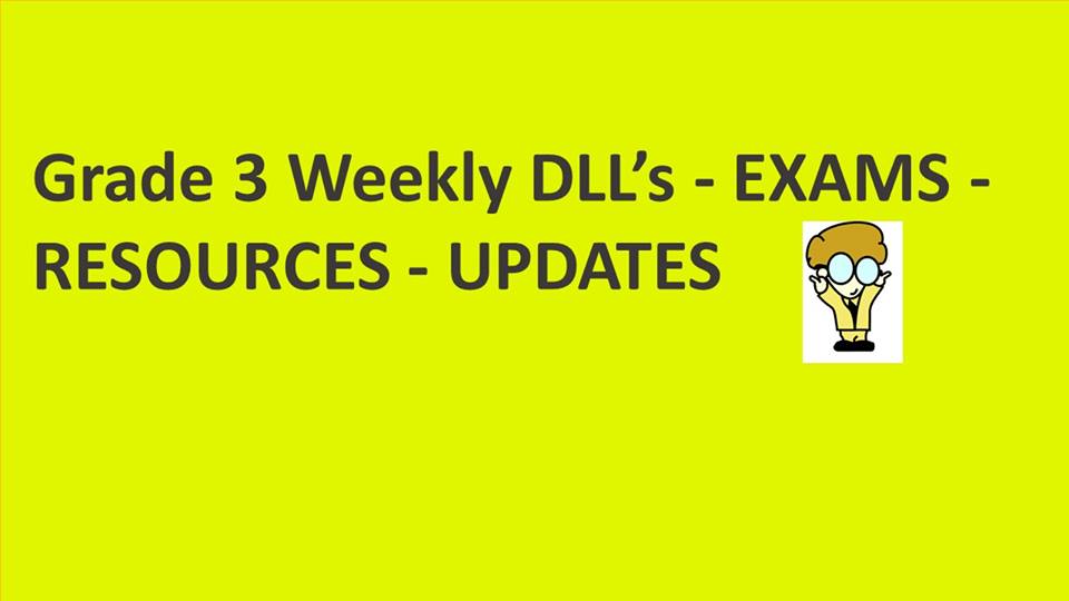 DepEd Sharing Grade 3 (K12) Daily Lesson Logs DLL's