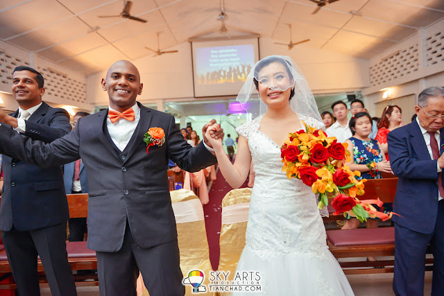 Wedding Photography in Penang Trinity Methodist Church