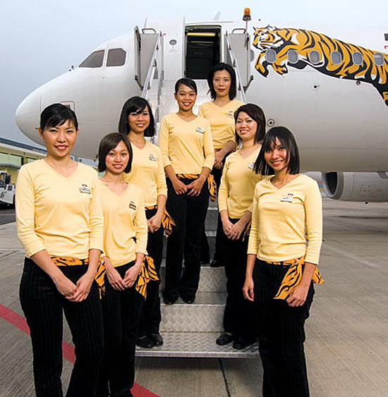The Airline Tiger Airways World stewardess Crews
