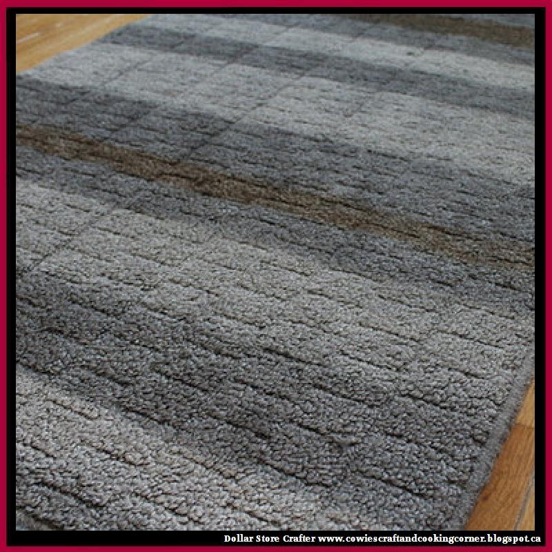 Dollar Store Crafter How To Spray Paint A Rug