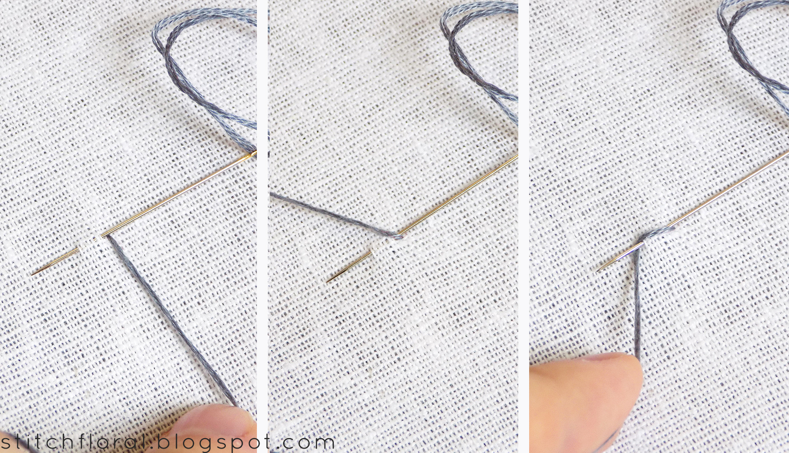 Rope stitch HowTo Stitch Floral