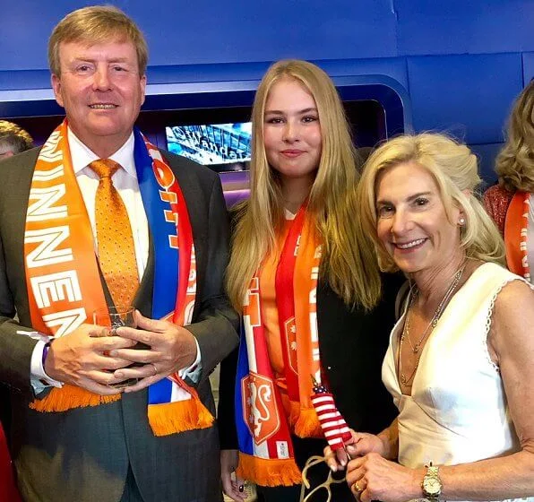 King Willem-Alexander, Crown Princess Amalia and Princess Ariane attended FIFA Women’s World Cup 2019 final match