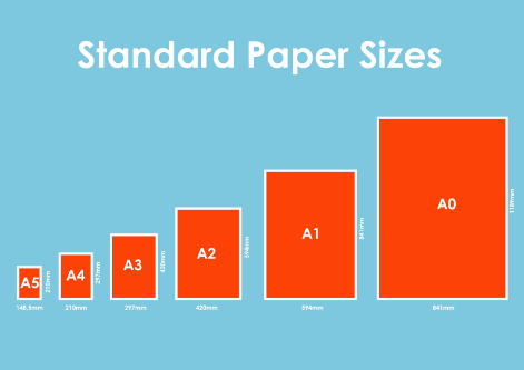 printer paper dimensions