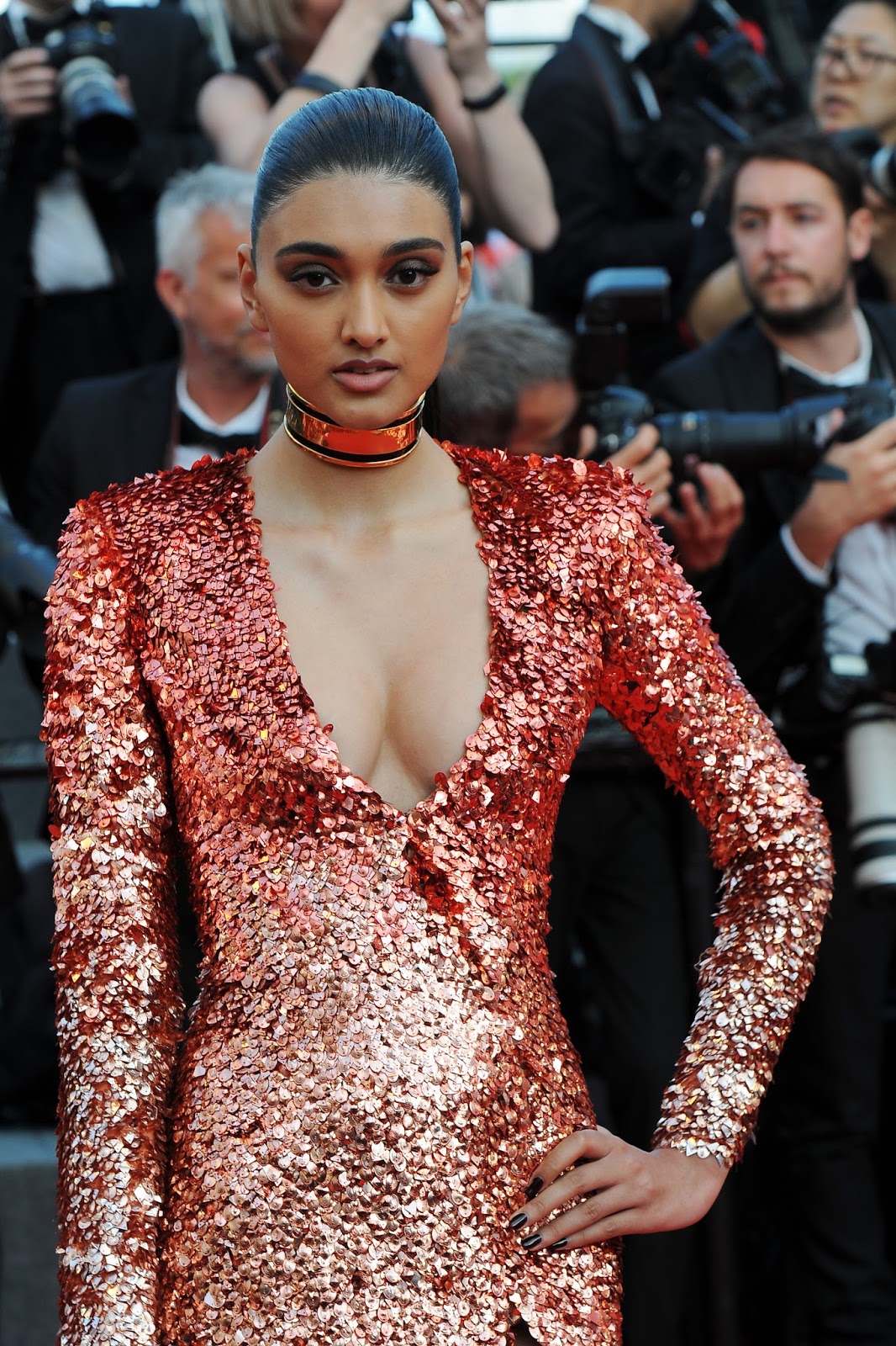 Neelam Gill Super Sexy Cleavage Show At 'The Beguiled' Premiere During The 70th Cannes Film Festival 2017