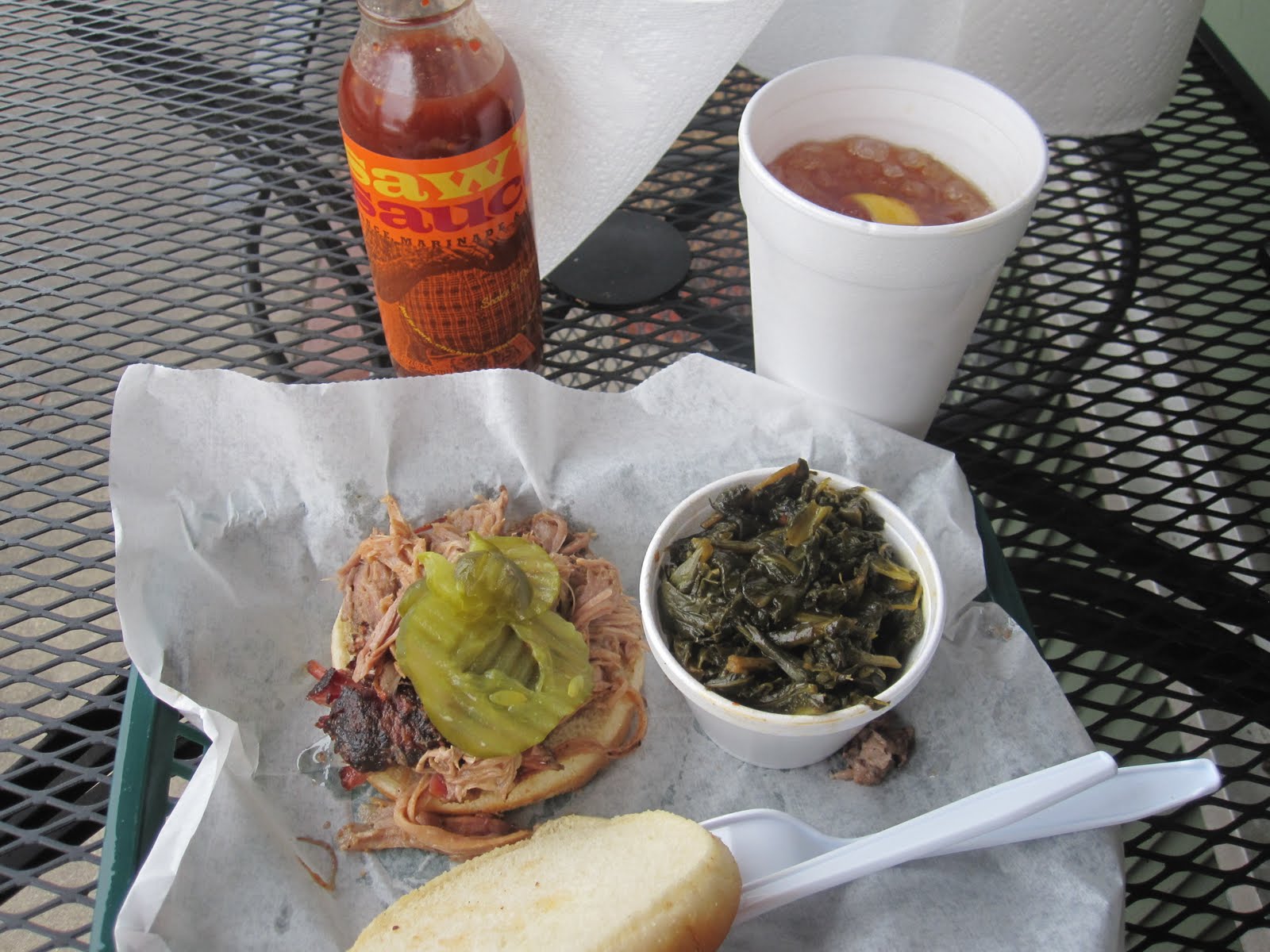 Man Up Tales of Texas BBQ™ Lunch at Saw's BBQ (Homewood, AL)