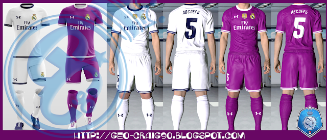 real madrid kit pes 2017