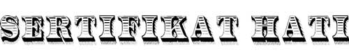 Font Untuk Sertifikat dan Piagam Yang Sering Dipakai