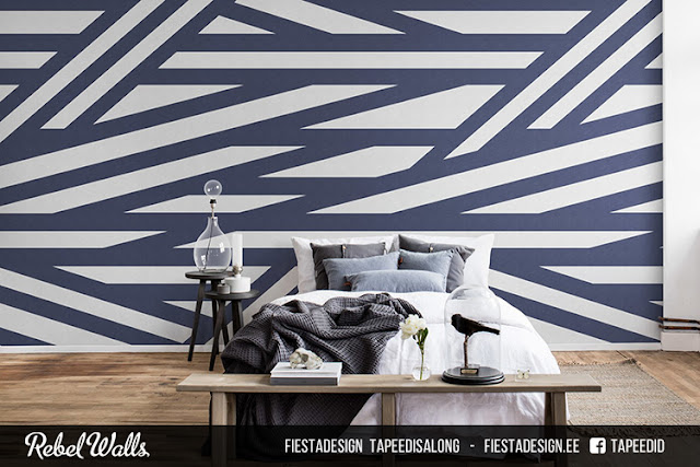 Pilttapeet Rebel Walls - R15141 Sailor`s Sea | FIESTADESIGN tapeedisalong Pilttapeet Rebel Walls - R15141 Sailor`s Sea
