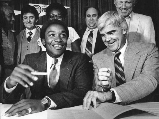 Jack McCloskey et Isiah Thomas | PistonsFR, actualité des Pistons en France Jack McCloskey et Isiah Thomas | PistonsFR, actualité des Pistons en France