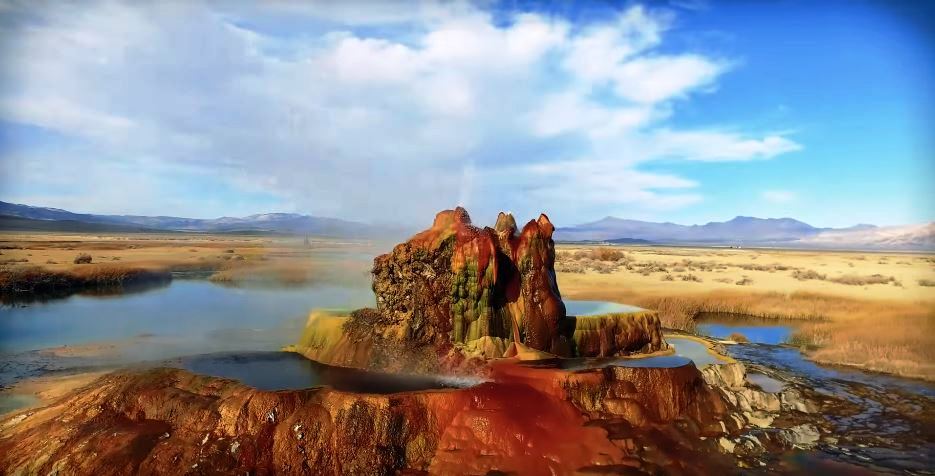 Fly Geyser, Nevada - Created Accidentally During Well Drilling