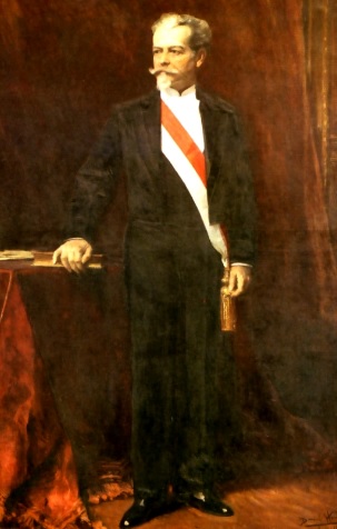 Nicolás de Piérola Imagen de Nicolás de Piérola con la banda presidencial