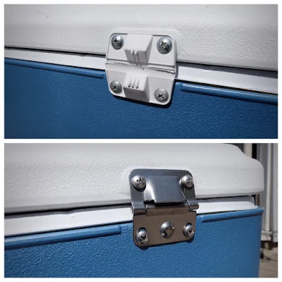 coleman cooler hinge replace replacement plastic broke metal