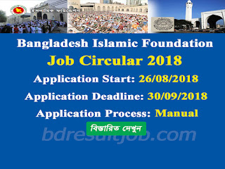 Bangladesh Islamic Foundation Job Circular 2018