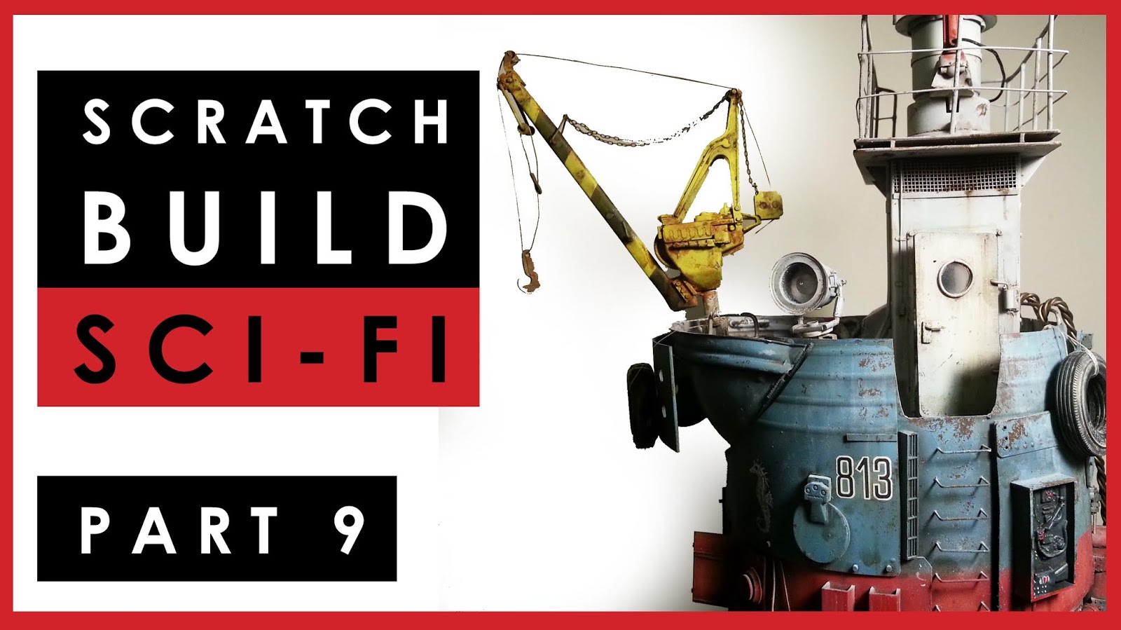 Dave's Model New video Scratch building 1/35 scale scifi