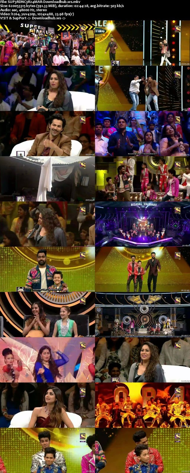 Super Dancer Chapter 2 24 March 2018 Super Finale Episode HDTV 480p
