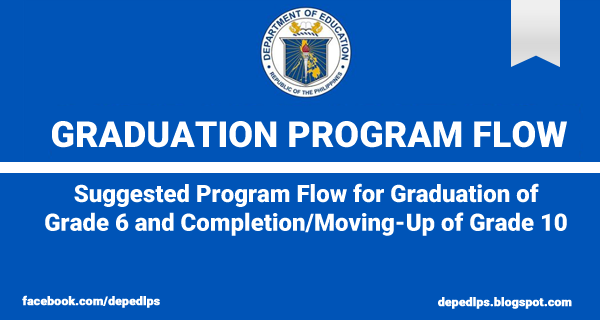 suggested program flow for graduation of grade 6 and completion