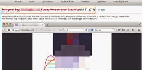 Hall Of Shame fitur Hall Of Shame berfungsi untuk melihat website atau blog yang terkena sanksi