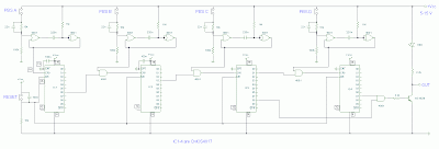 Electronic Digital Combination lock Circuit Diagram | Super Circuit Diagram