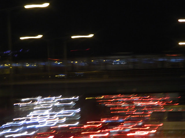 Night time traffic in Seoul