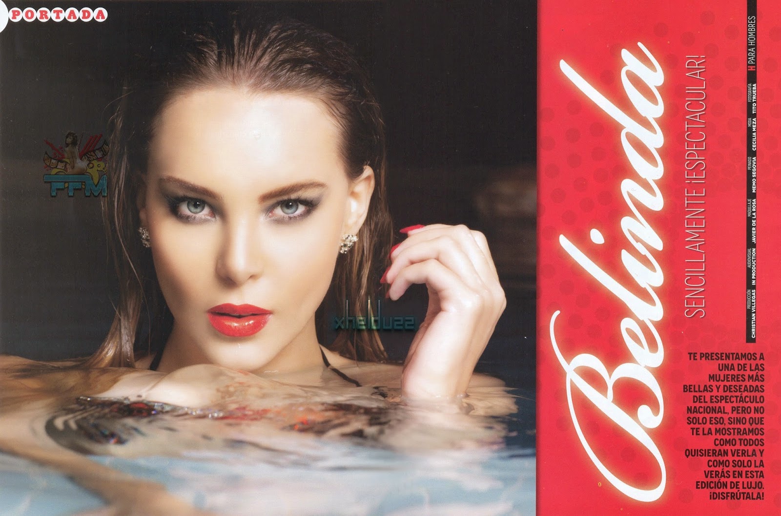 #Belinda como nunca la viste en la Revista H para Caballeros (Parte 3) (+fotos)