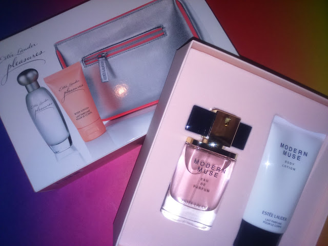 Estee Lauder Pleasures and Modern Muse perfume sets