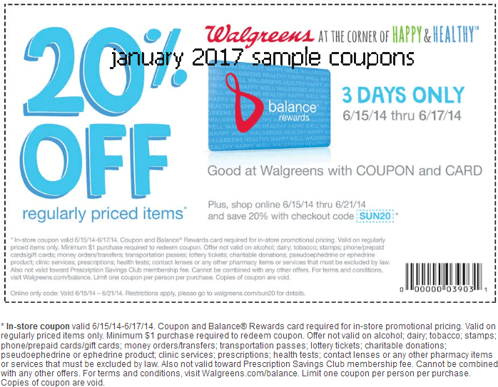 Printable Coupons 2020 Walgreens Coupons