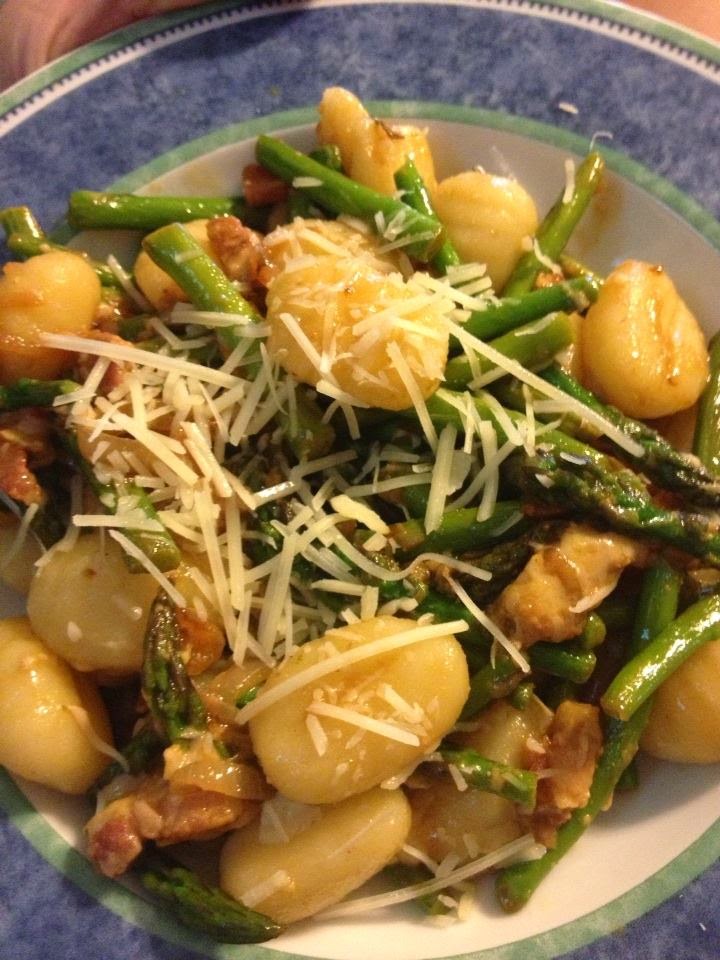 Al's Recipe Reviews Gnocchi with Asparagus and Pancetta