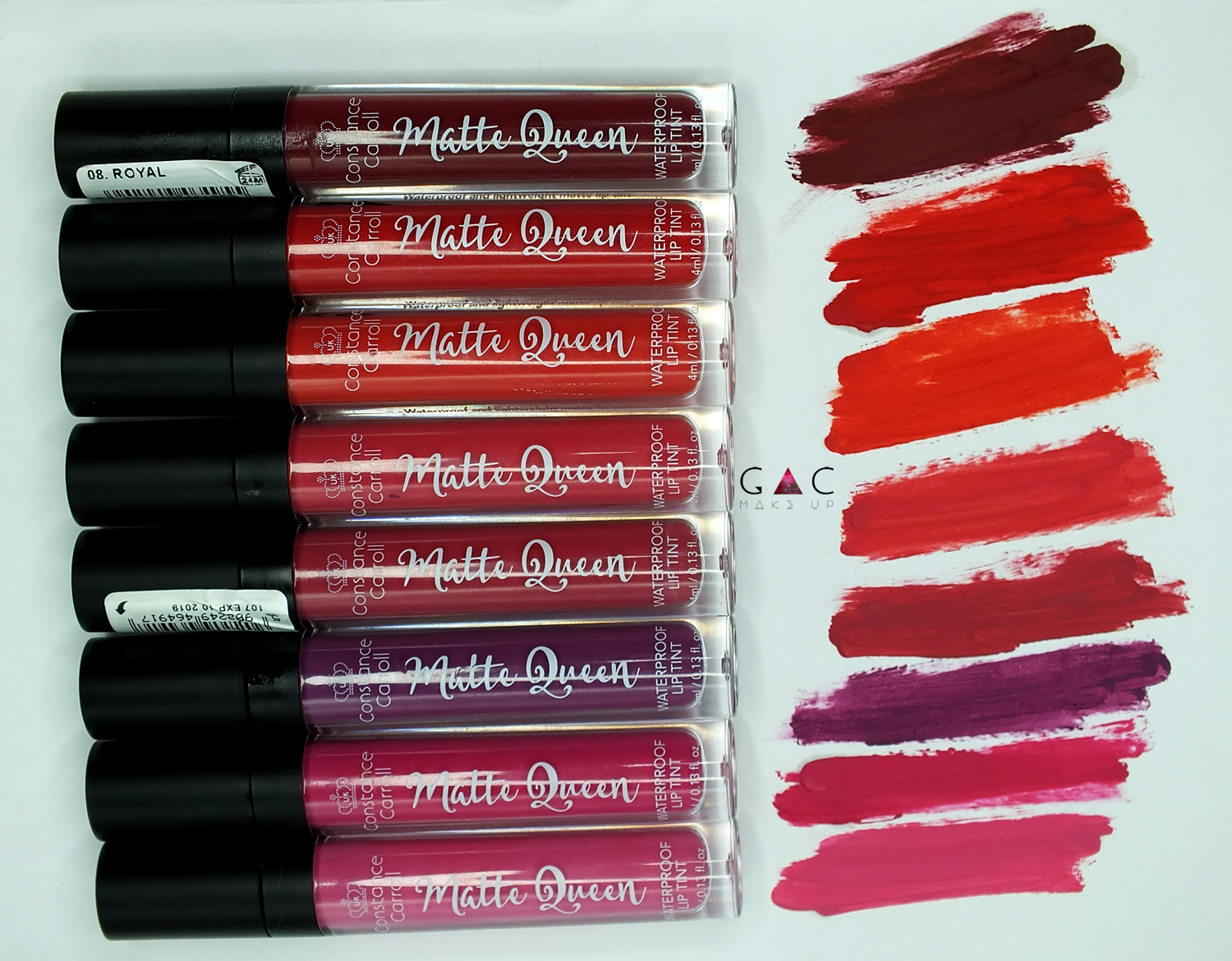 Constance Carroll Matte Queen Lip Tint matowe pomadki Constance Carroll Matte Queen Lip Tint