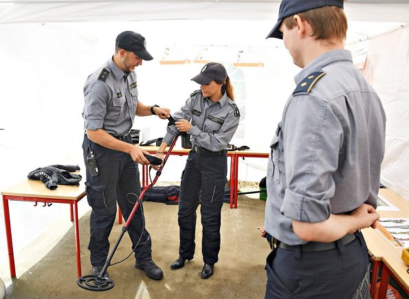 Princess Marie of Denmark attended the Civil Defense Day event held by Danish Emergency Management Agency (DEMA)