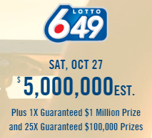lotto 649 oct 31 2018