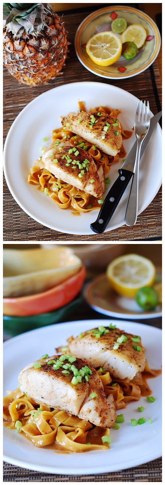 Asian Fish and Peanut Sauce Noodles Don't Eat Them All