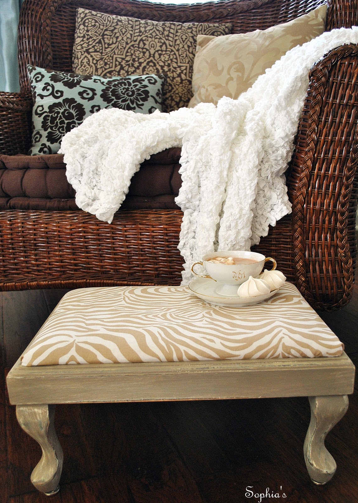 Chalk Paint Footstool