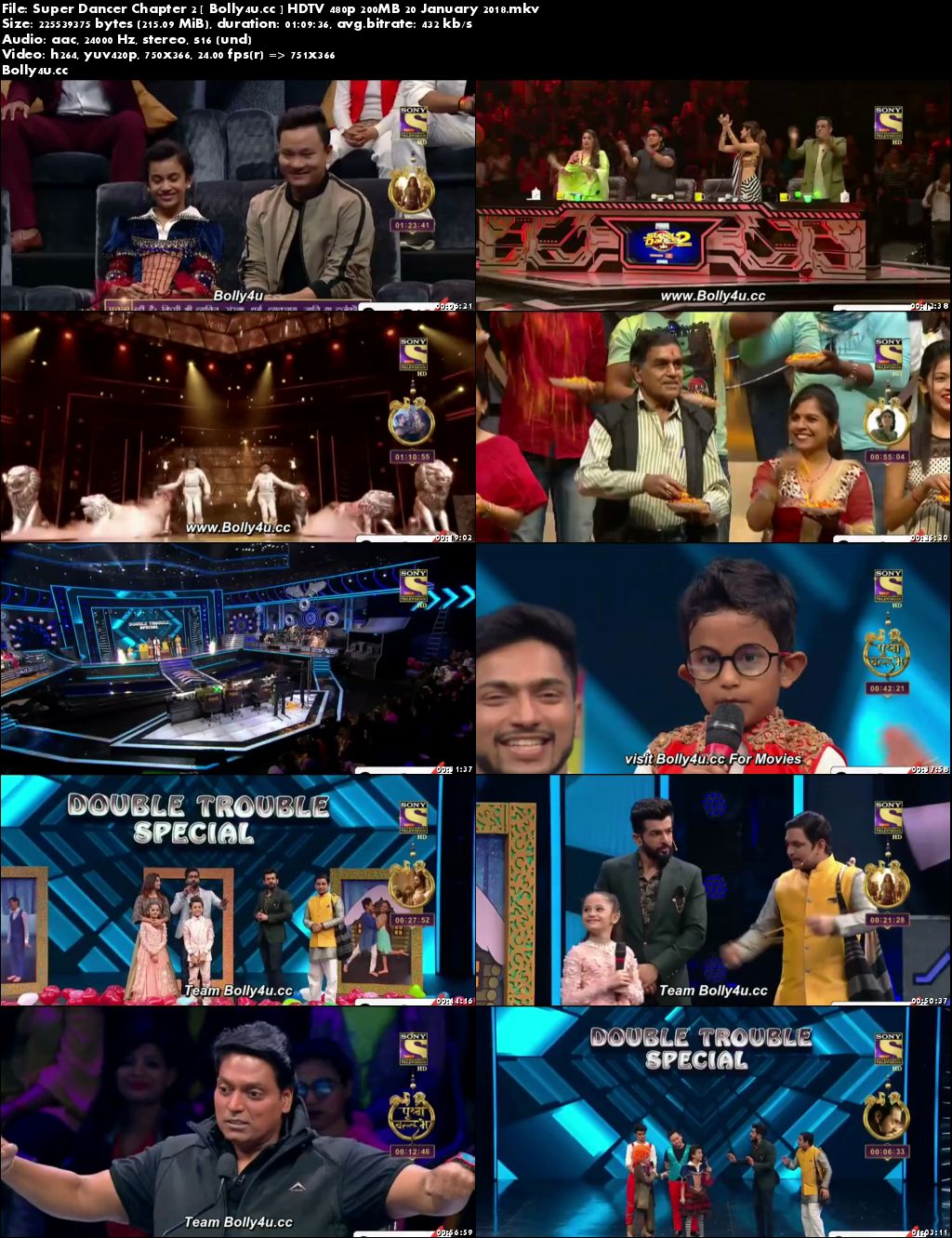 Super Dancer Chapter 2 HDTV 480p 200MB 20 January 2018 Download