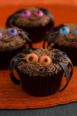 spider cupcakes for halloween