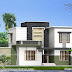 Modern flat roof 4 bedroom house architecture