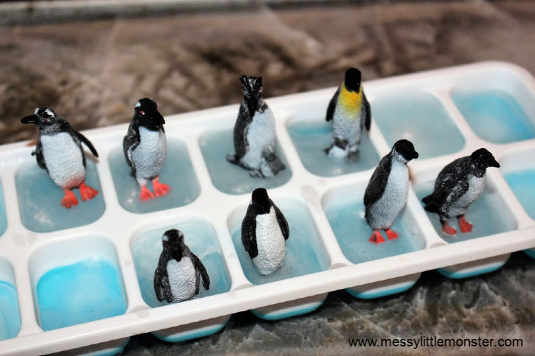 penguin activities and sensory play for toddlers