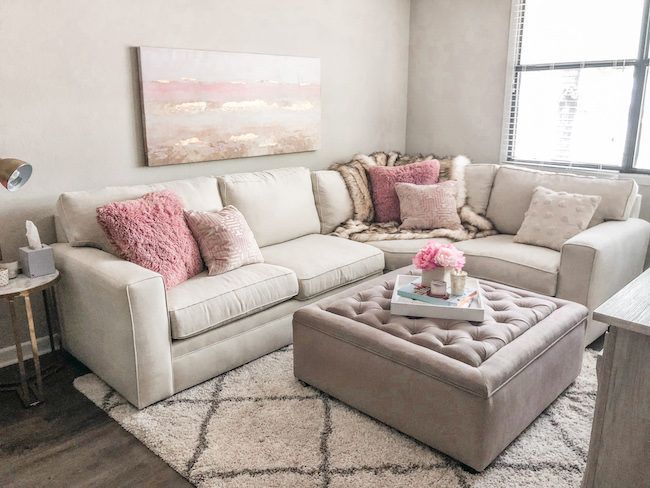 girly living room sets