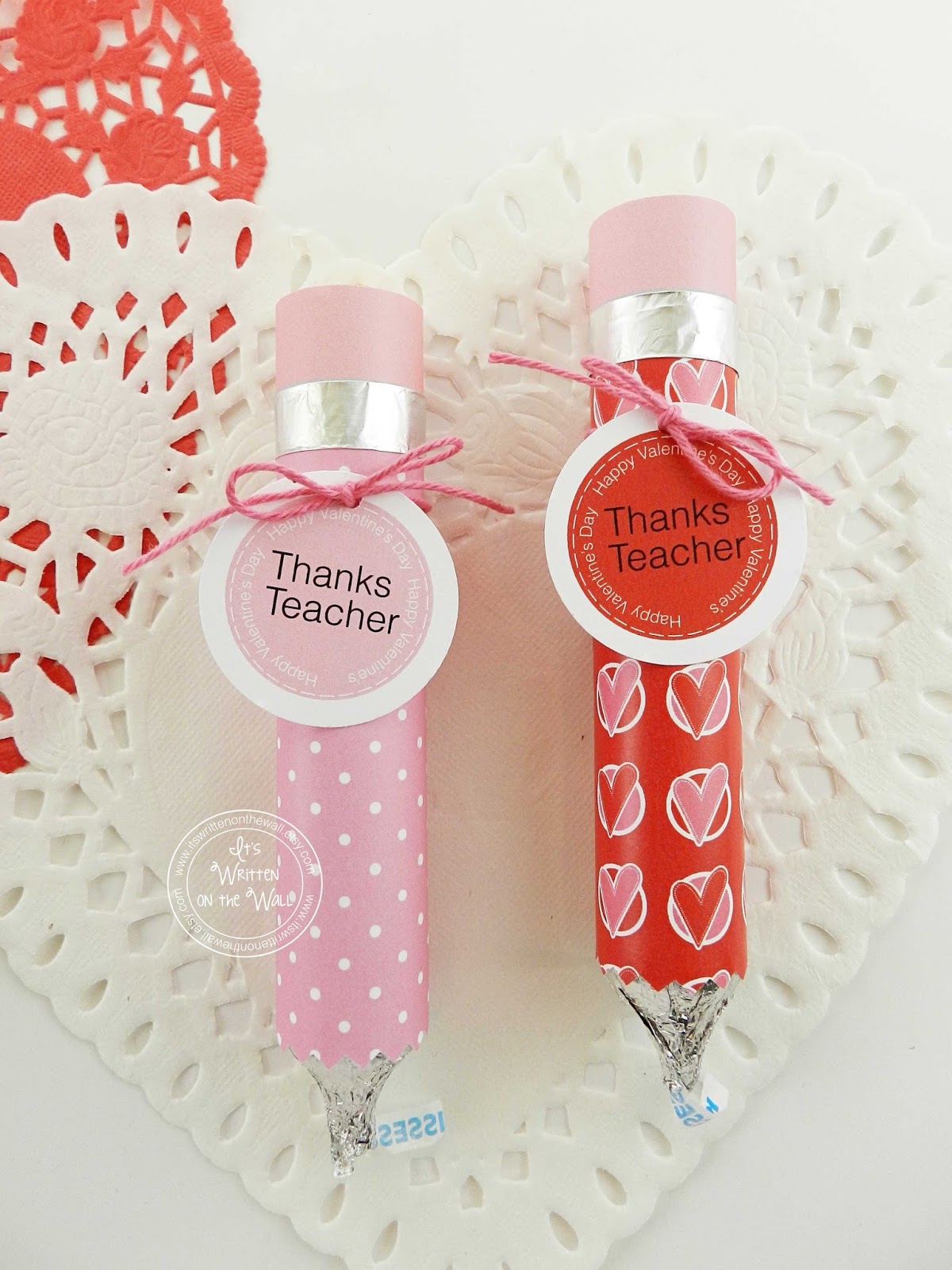 It's Written on the Wall: Valentine's Day Teacher Appreciation