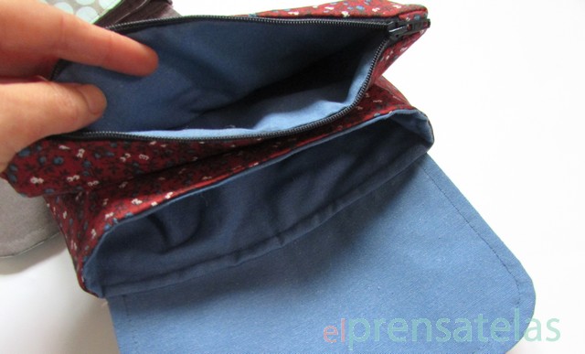 Cartera doble cremallera