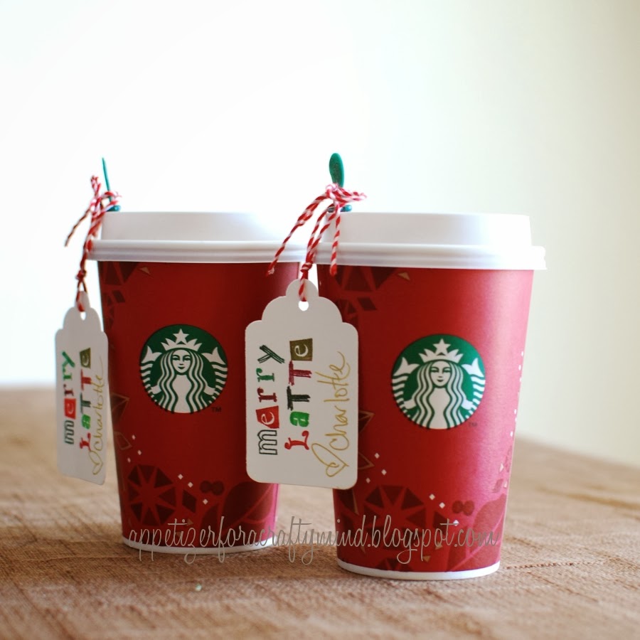 Appetizer for a Crafty Mind Starbucks Gift Card Holder