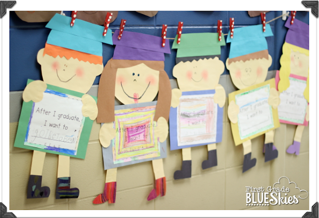 End of the Year Graduation Craft | First Grade Blue Skies ...