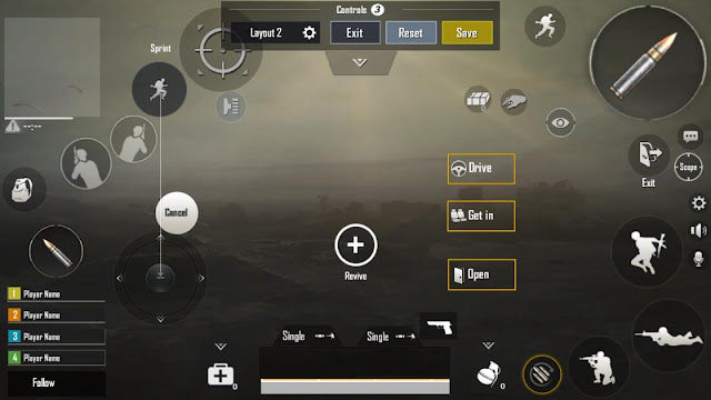 PUBG MOBILE Claw Layout