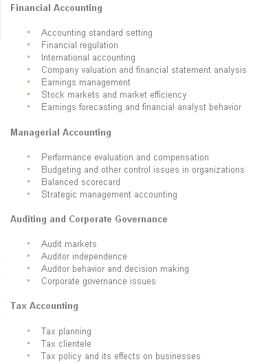 accounting synthesis topics