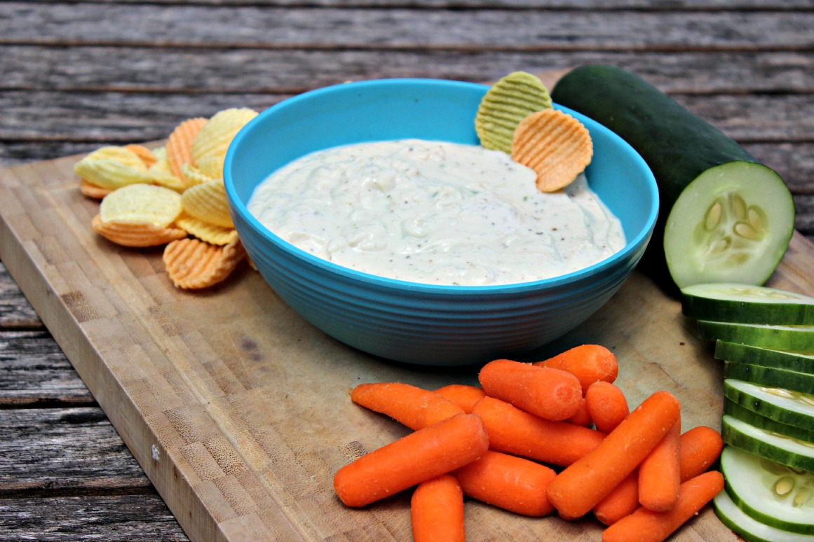 Diary of a Health Nut Dairy Free Sour Cream & Onion Dip