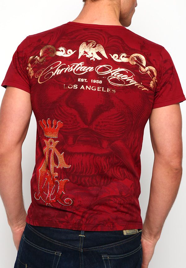 Asia Fashion Style 99 CHRISTIAN AUDIGIER Tshirts For Men