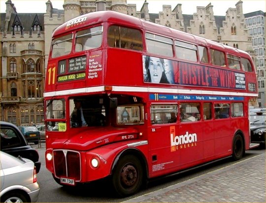Dit is een Engelse dubbeldekker.