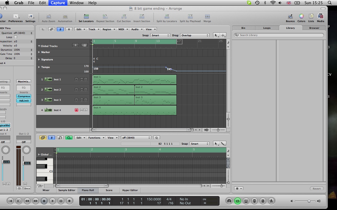 Tom Bakewell Practical Project MP324 Mixing and Mastering 8bit ALbum